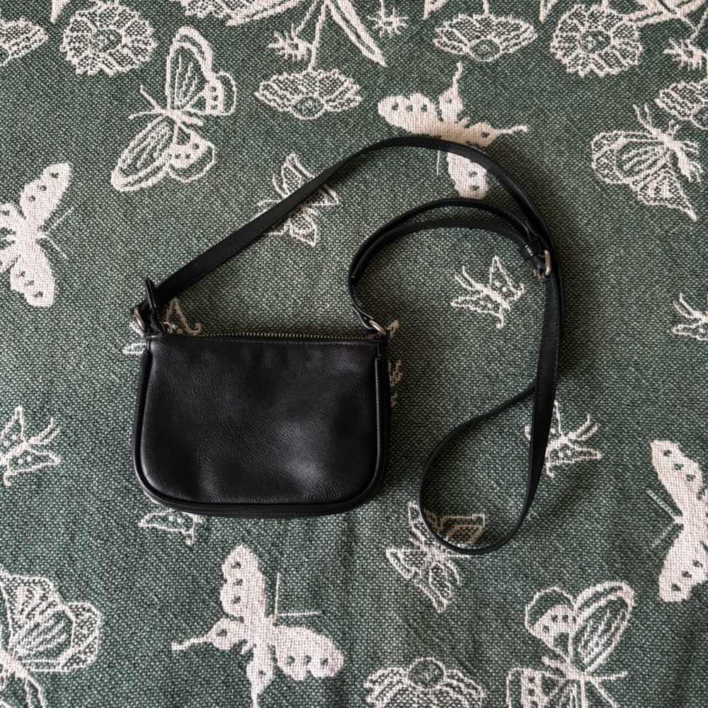 Wild Fable Black Faux Leather Crossbody Bag